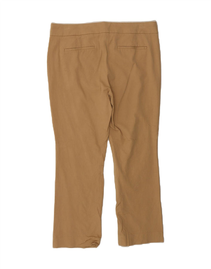 J. CREW Womens Crop Chino Trousers US 6 Medium W30 L25 Brown Cotton Vintage J. Crew and Second-Hand J. Crew from Messina Hembry 