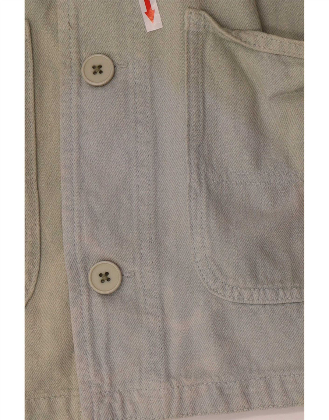 Jaqueta utilitária masculina Zara UK 38 algodão verde médio