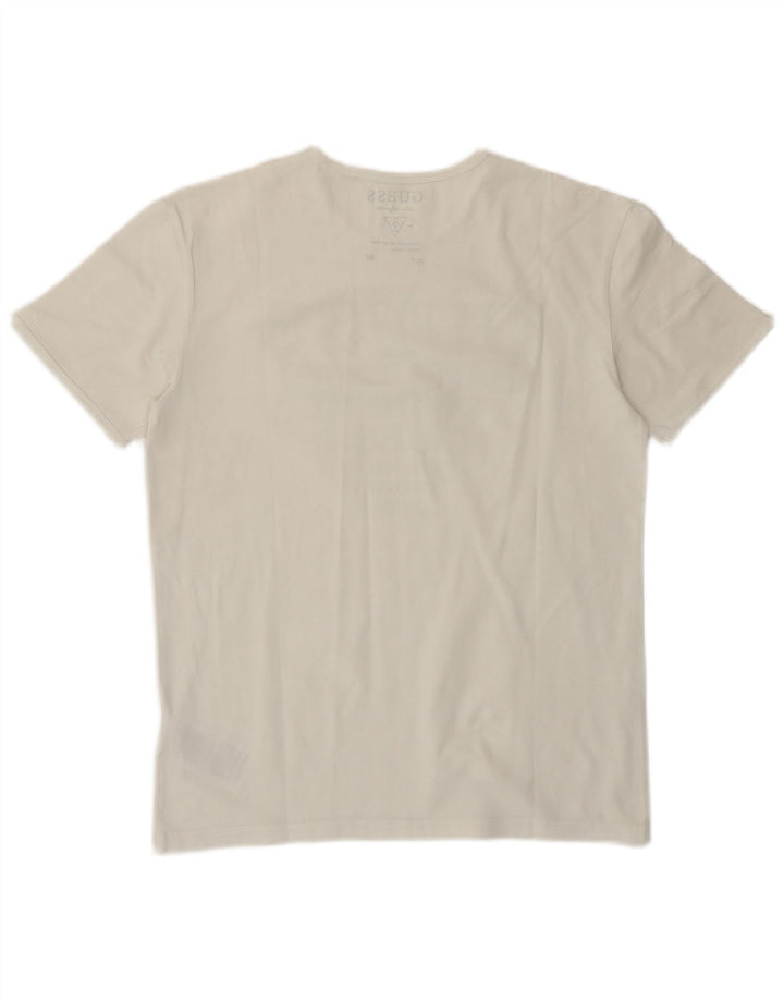 Camiseta feminina Guess com estampa gráfica EU 38 médio algodão branco clássico