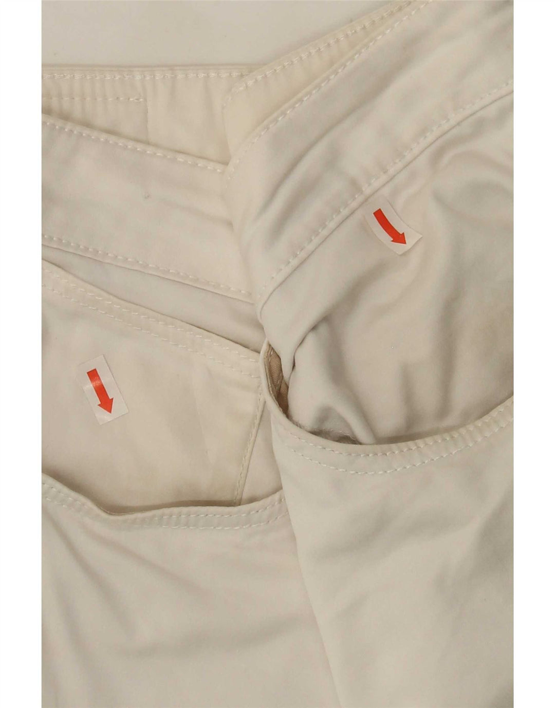 Zara Mens Slim Calça Casual EU 40 Médio W31 L29 Branco