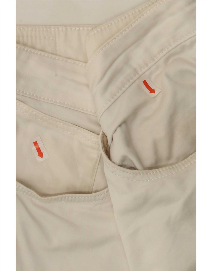 Zara Mens Slim Calça Casual EU 40 Médio W31 L29 Branco
