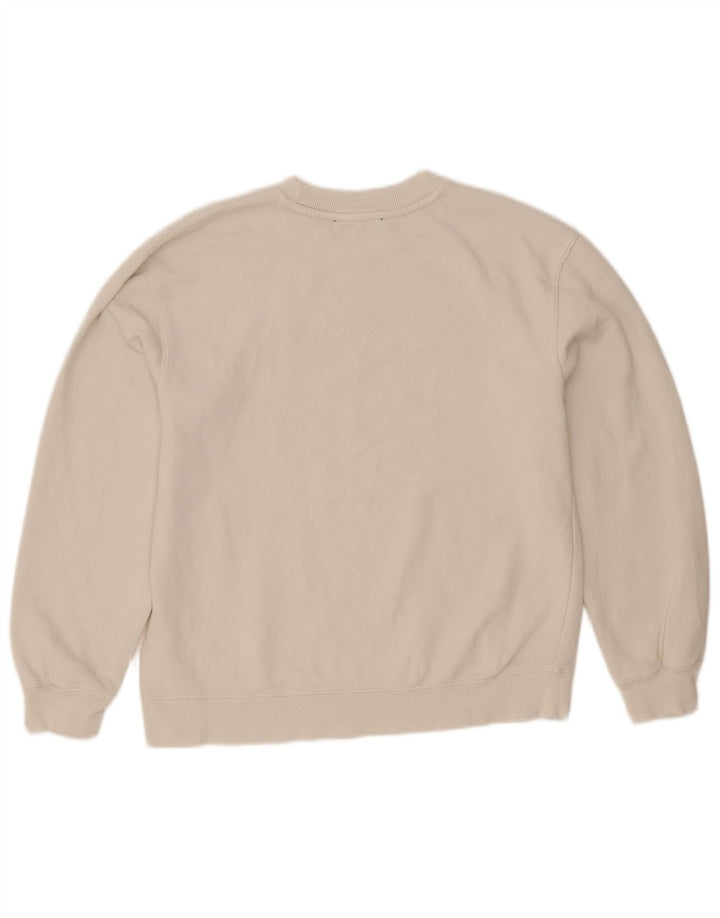 Zara Womens Crop Sweatshirt Jumper Reino Unido 10 Pequeno Branco