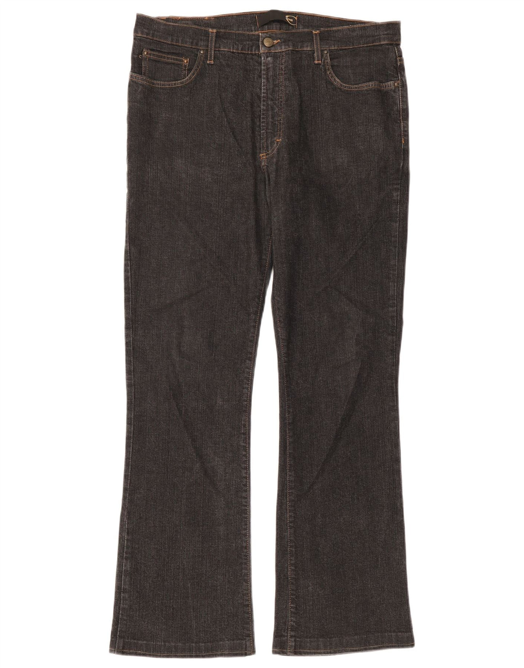 Just Cavalli Mens Bootcut Jeans IT 52 XL W38 L30 Algodão Preto
