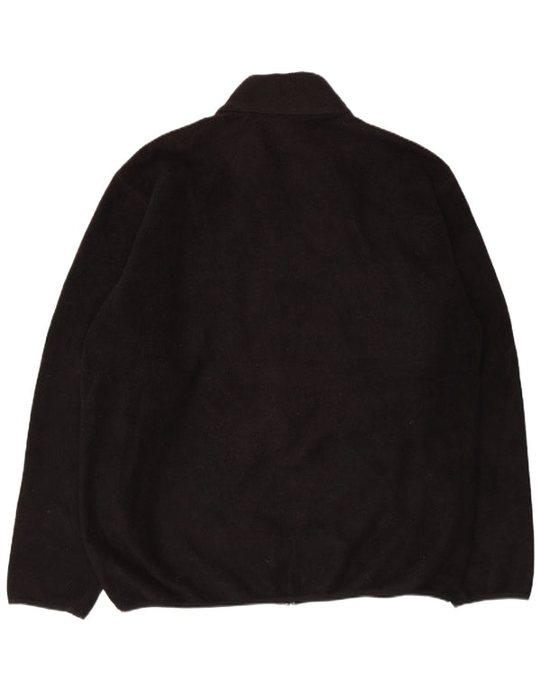 Jaqueta de lã masculina L.L.Bean UK 42 XL poliéster preto