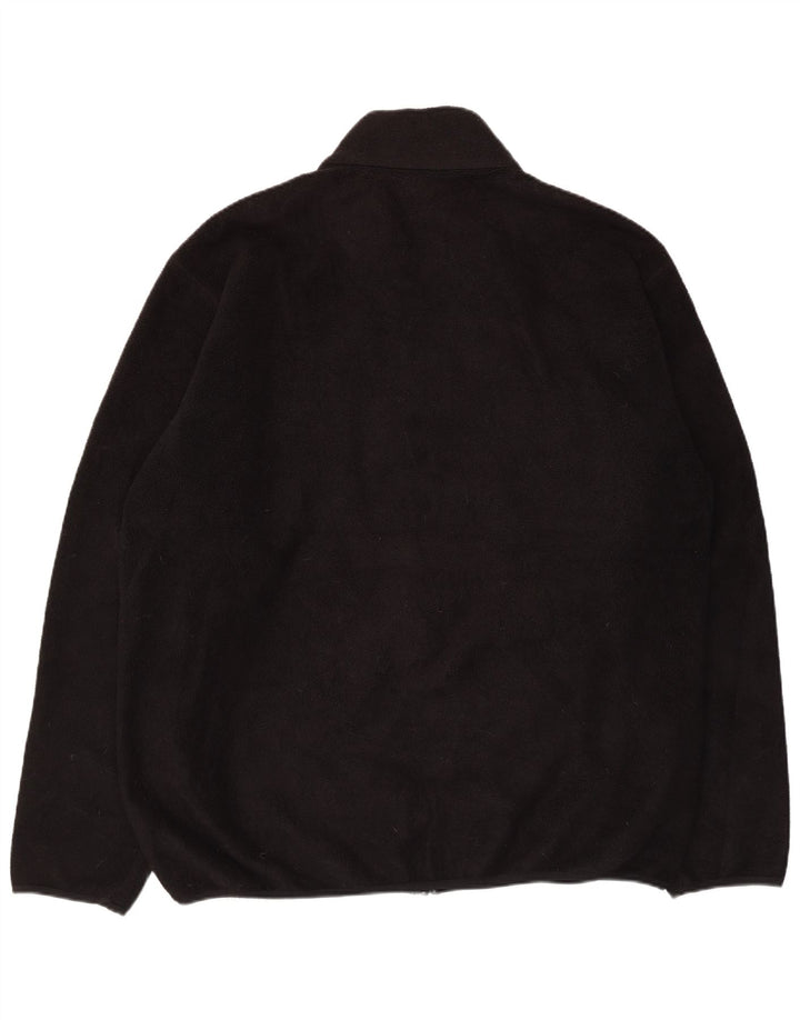 Jaqueta de lã masculina L.L.Bean UK 42 XL poliéster preto