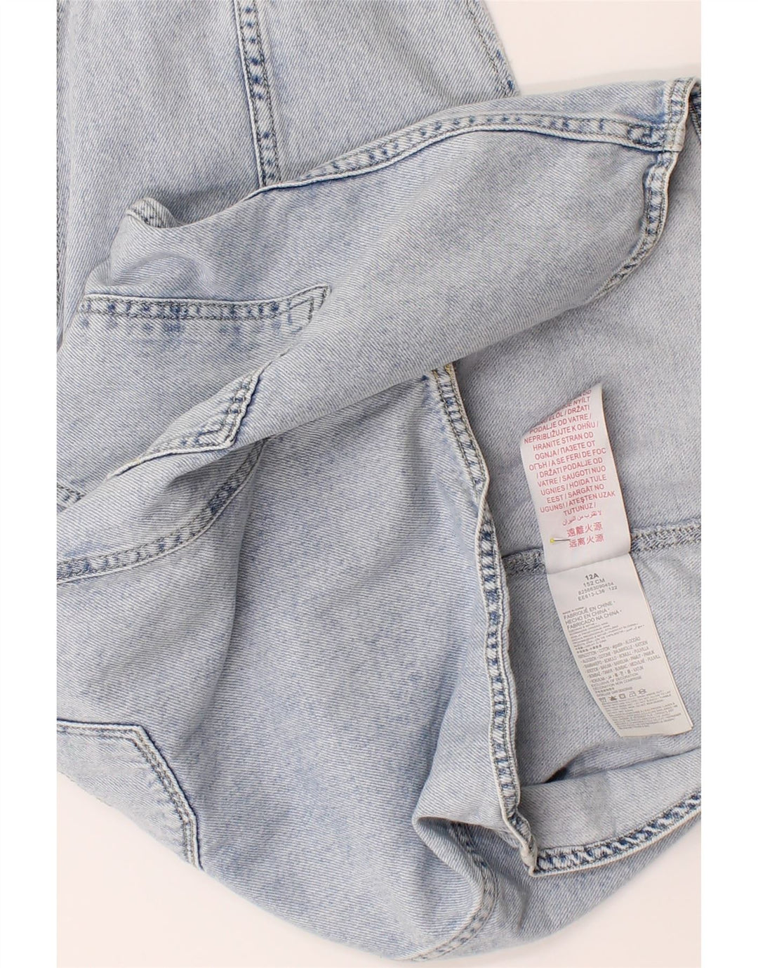 LEVI'S Girls Dungarees Denim Dress 11-12 Years Blue Cotton Vintage Levi's and Second-Hand Levi's from Messina Hembry 