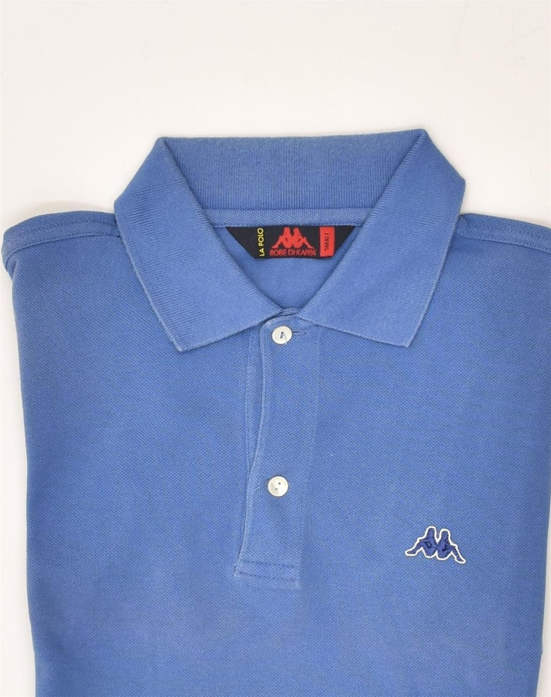KAPPA Mens Polo Shirt Small Blue Cotton | Vintage Kappa | Thrift | Second-Hand Kappa | Used Clothing | Messina Hembry 