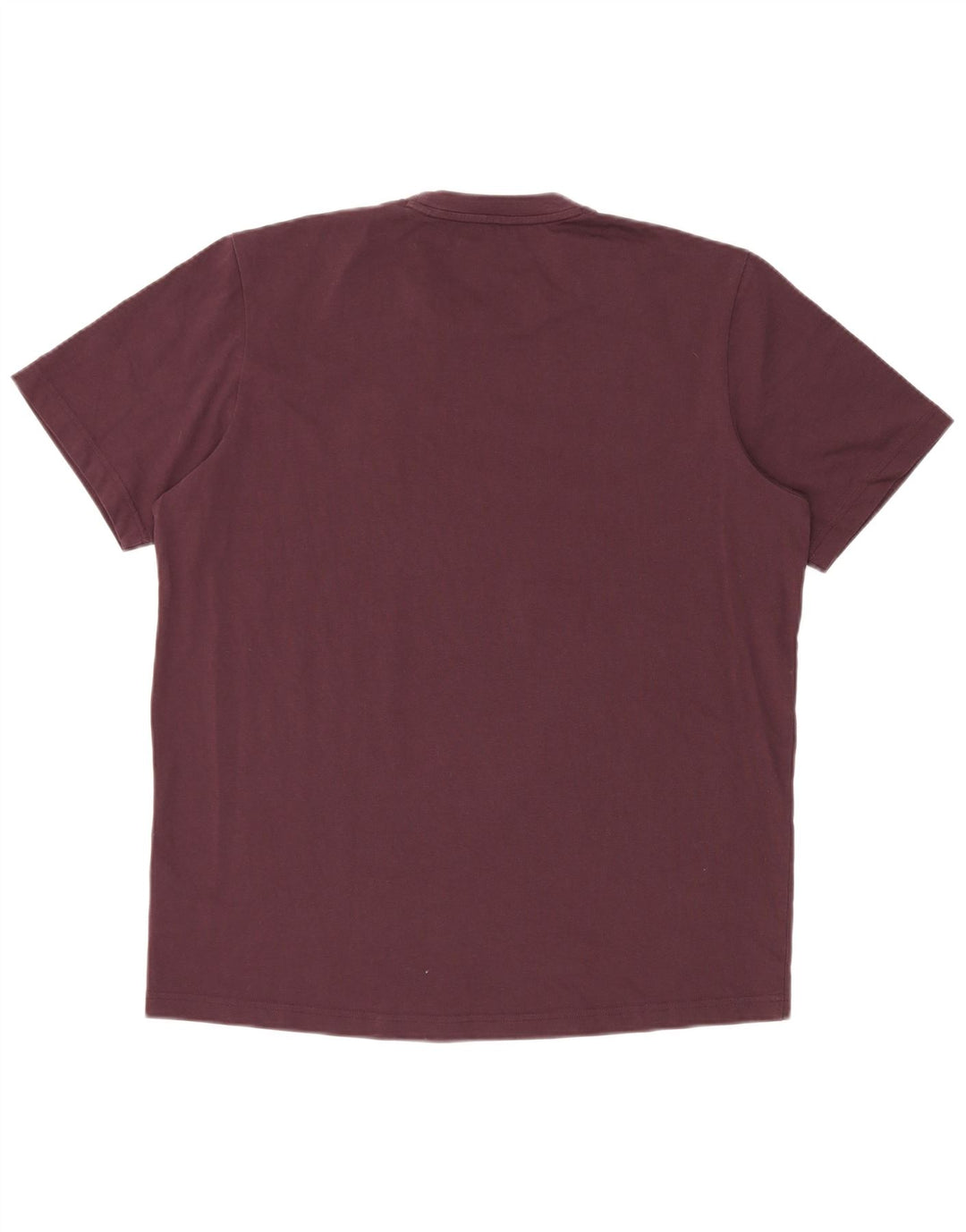 Adidas Mens Graphic T-Shirt Top Médio Algodão Borgonha