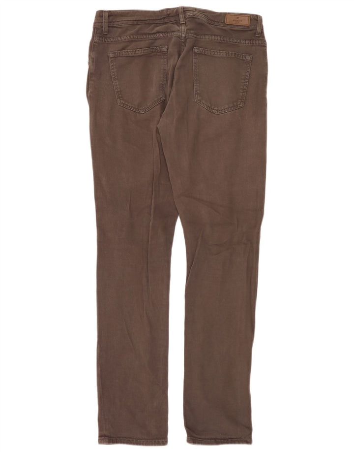 Hackett Calça masculina slim casual W36 L32 algodão cinza