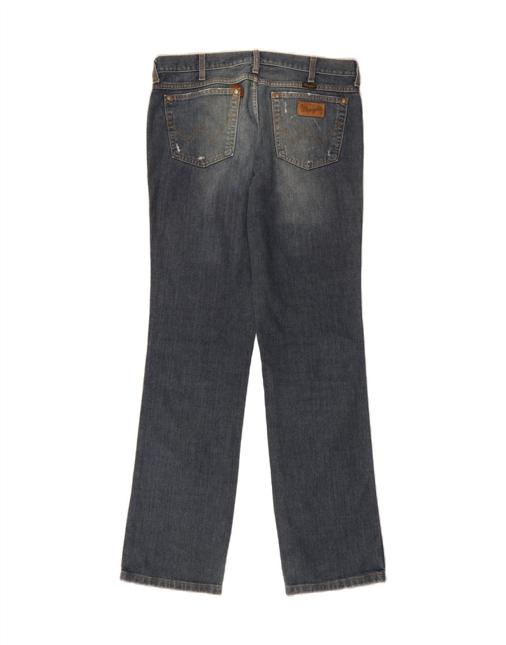 WRANGLER Masculino Evolution Straight Jeans W36 L36 Azul Algodão