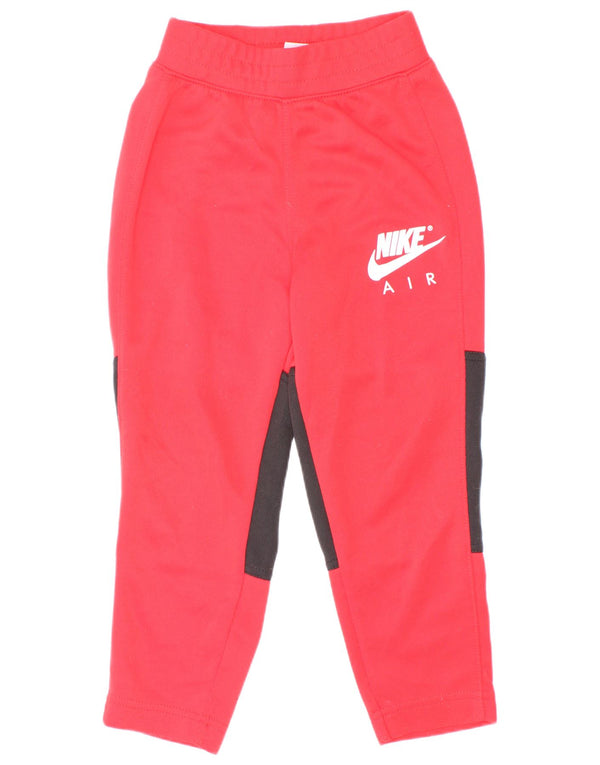 Calça de treino Nike Boys Graphic 3-4 anos vermelho colorblock