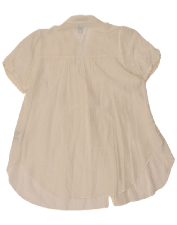 Blusa feminina manga curta Guess By Marciano IT 44 médio off white