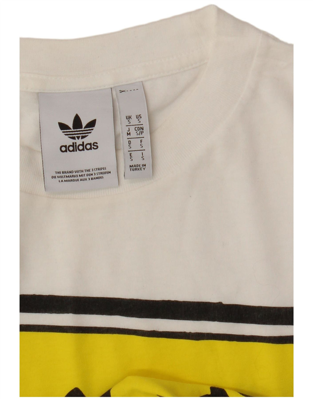 Camiseta Adidas Masculina Graphic Top Pequeno Branco