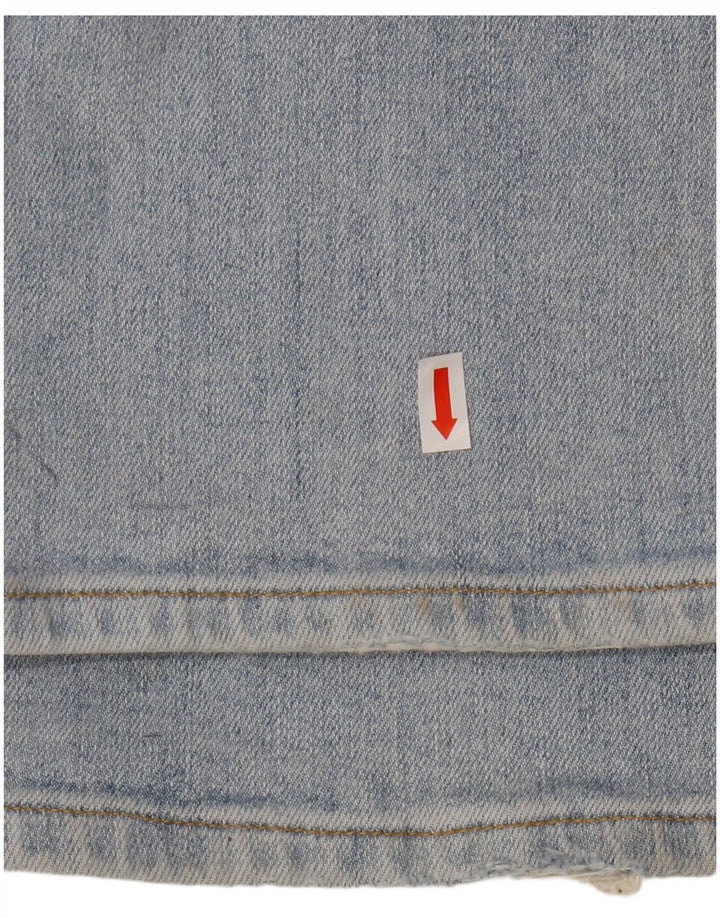 LEE Masculino Brooklyn Straight Jeans W38 L34 Azul Algodão