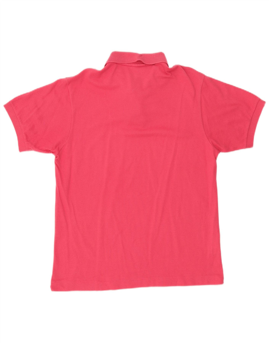 Camisa polo masculina Lacoste tamanho 4 médio algodão rosa