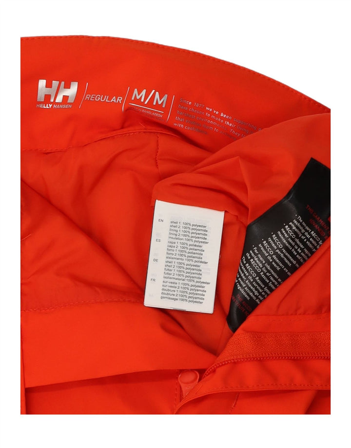 Calças de esqui masculinas Helly Hansen poliéster vermelho médio