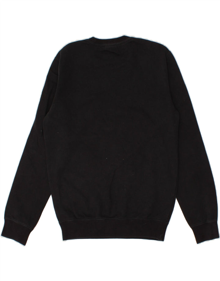 CHAMPION Mens Graphic Sweatshirt Jumper XS Black Cotton Vintage Champion and Second-Hand Champion from Messina Hembry 