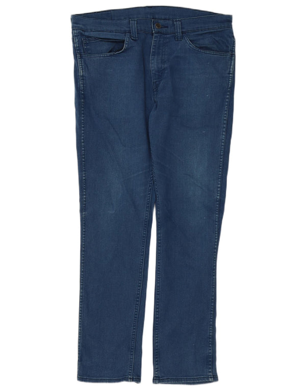 LEVI'S Masculino 511 Slim Jeans W31 L30 Azul Algodão