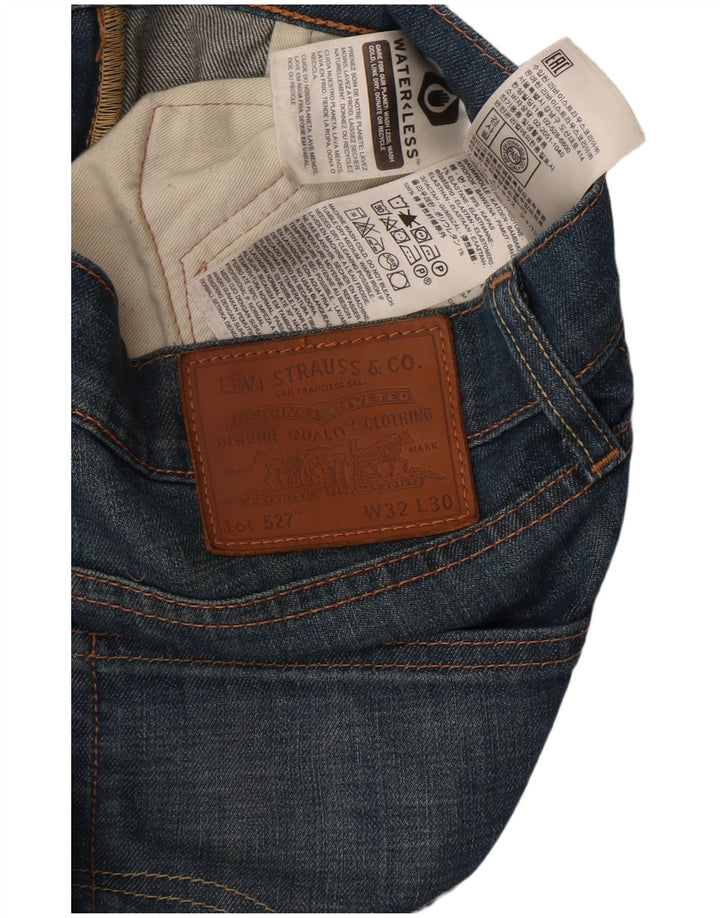 Levi's Masculino 527 Bootcut Jeans W32 L30 Azul Algodão
