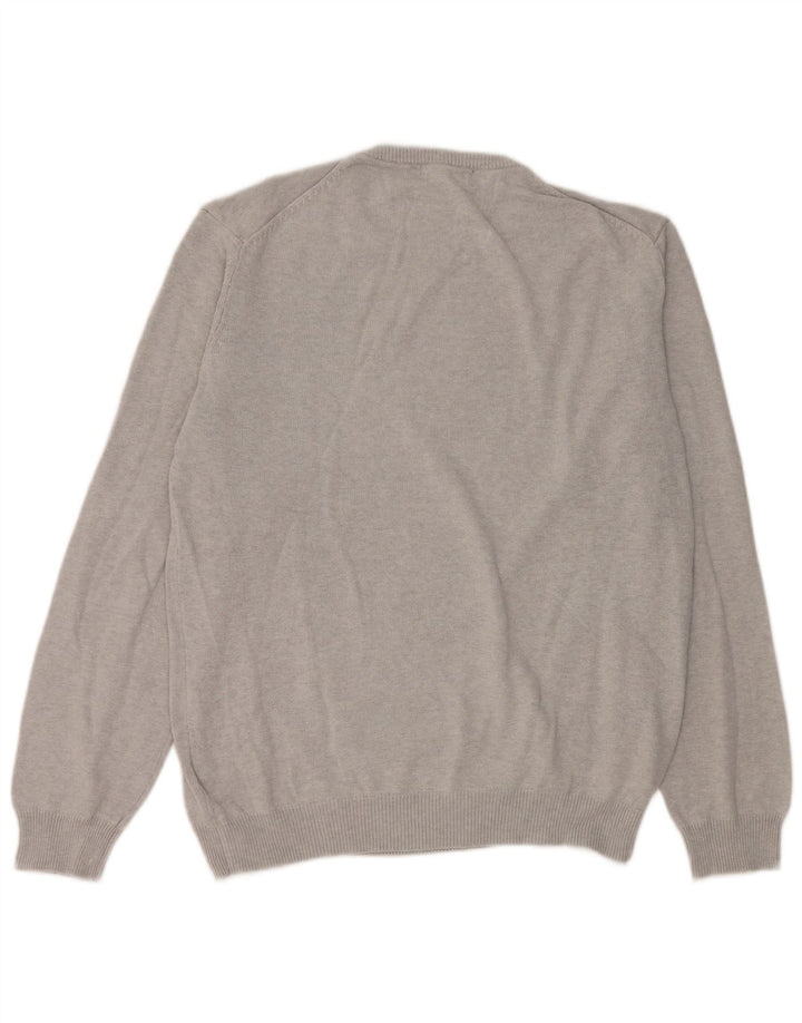 Suéter masculino Marks & Spencer com gola redonda Reino Unido 38/40 cinza médio