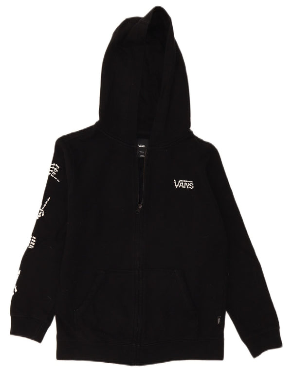 Suéter Vans Boys Graphic Zip com capuz 10-11 anos médio preto