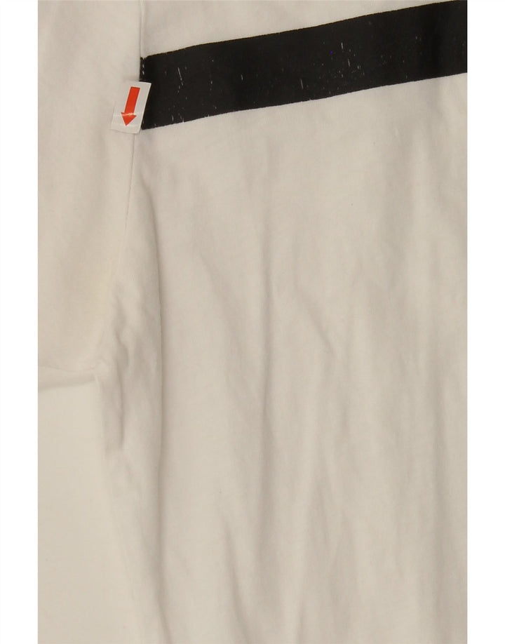 REPLAY Mens T-Shirt Top Large White Cotton Vintage Replay and Second-Hand Replay from Messina Hembry 