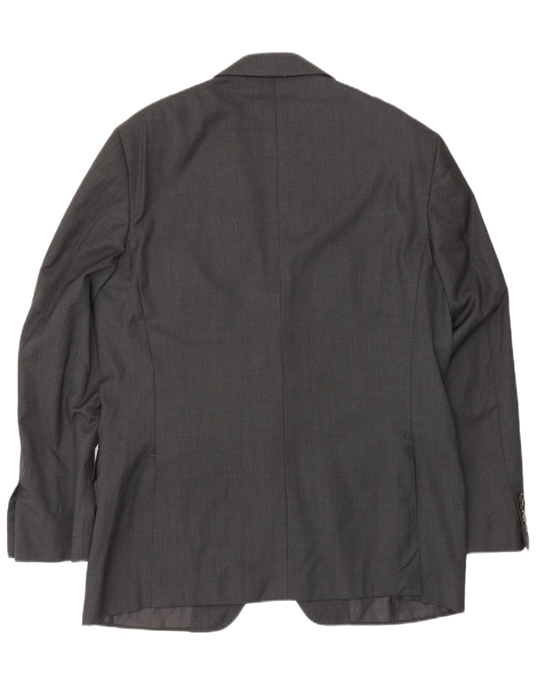 Jaqueta Blazer Masculina Canali com 2 Botões IT 52 XL Lã Cinza