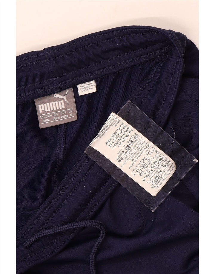 Calça de treino masculina Puma médio azul marinho poliéster