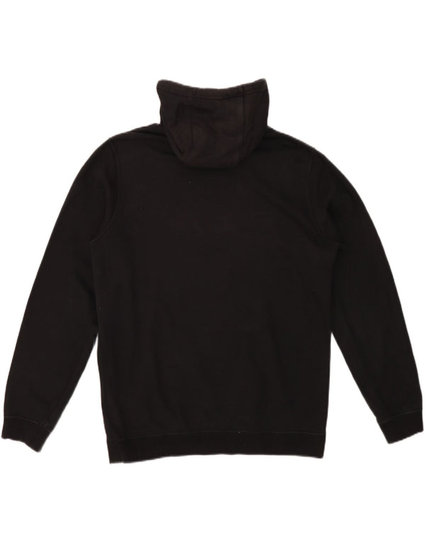 Nike masculino gráfico moletom com capuz médio algodão preto