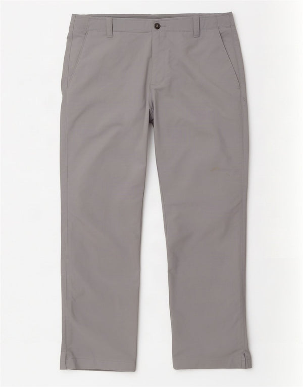 Calça Chino Masculina Under Armour Straight W38 L30 Cinza Nylon
