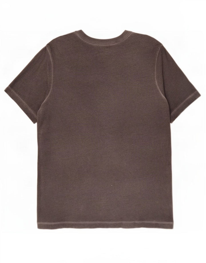 Camiseta Nike masculina gráfica grande cinza