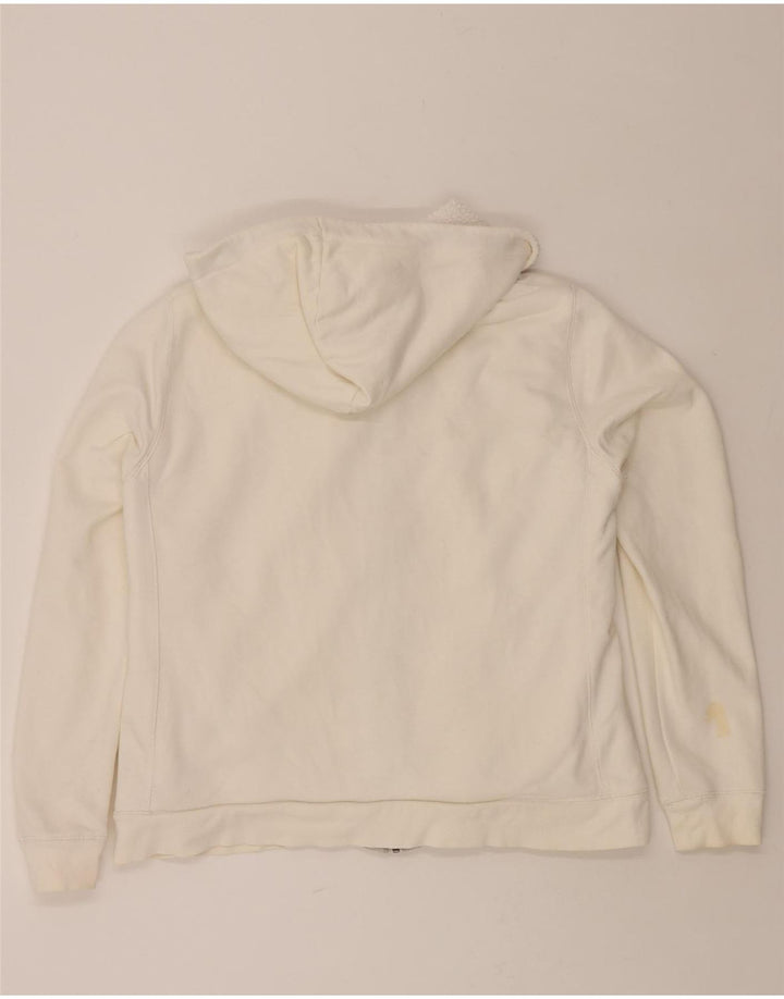 CHAMPION Womens Zip Hoodie Sweater UK 18 XL White Cotton Vintage Champion and Second-Hand Champion from Messina Hembry 