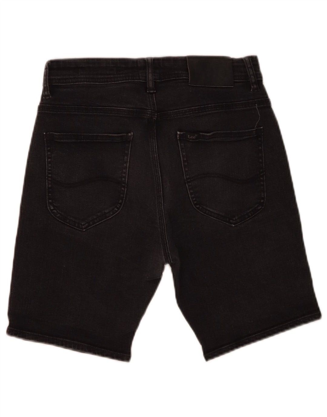 Shorts jeans feminino LEE W28 médio algodão preto