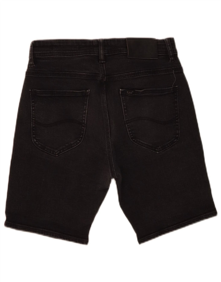 Shorts jeans feminino LEE W28 médio algodão preto