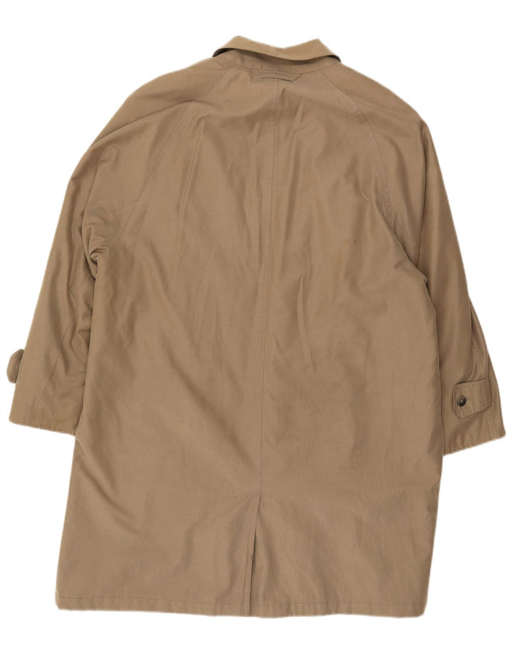 Sobretudo masculino Jaeger Loose Fit UK 38 algodão bege médio