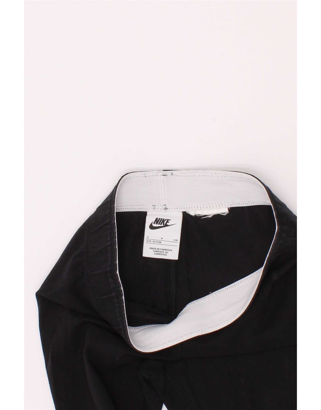 Leggings Nike Graphic para meninas 8-9 anos pequenas pretas