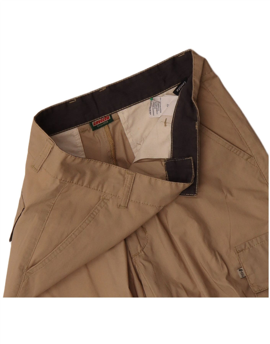 Shorts cargo masculino Invicta IT 44 XS W28 algodão cáqui