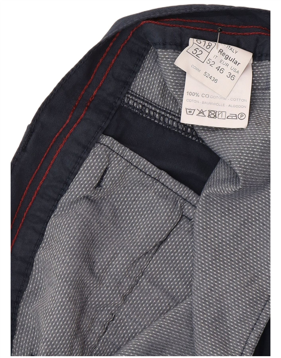 Carrera Mens Cargo Shorts IT 52 XL W36 Azul Marinho Algodão