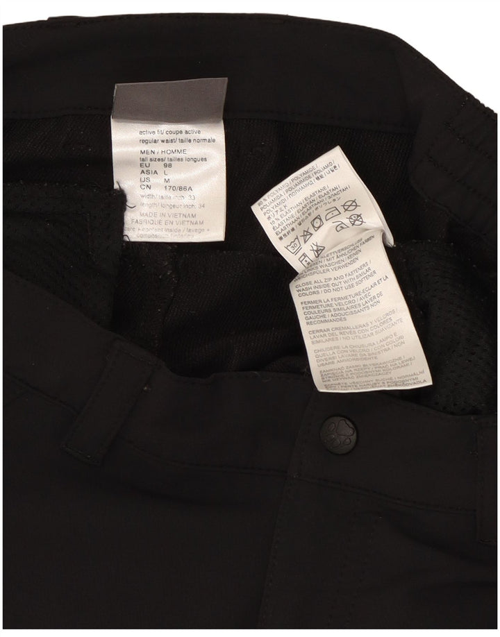 Calça cargo feminina reta Jack Wolfskin médio W30 L33 poliéster preto