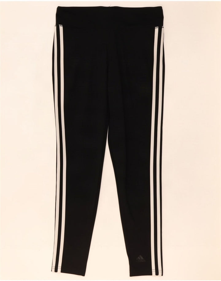 Adidas Womens Climalite Leggings UK 8/10 Pequeno Poliéster Preto