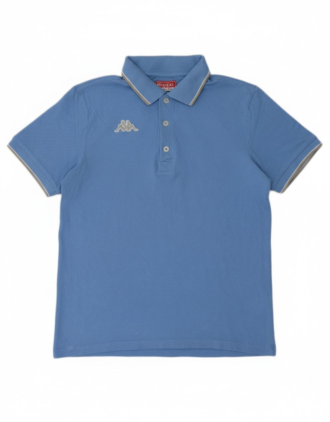 Camisa polo masculina KAPPA algodão azul médio