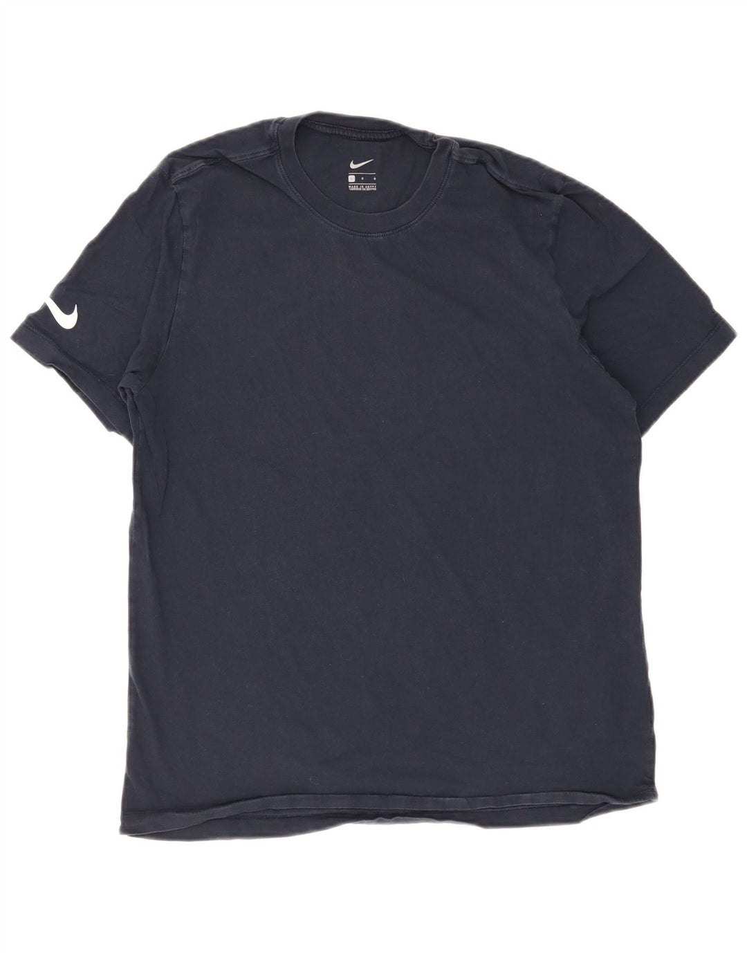 Camiseta masculina Nike grande algodão azul marinho