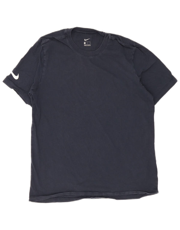 Camiseta masculina Nike grande algodão azul marinho