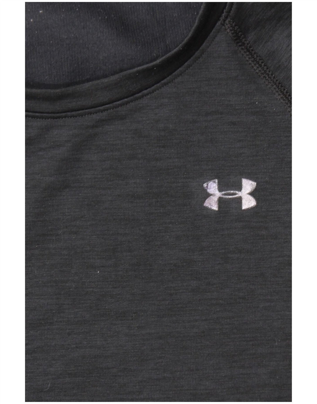 UNDER ARMOUR Top feminino manga comprida UK 12 médio preto