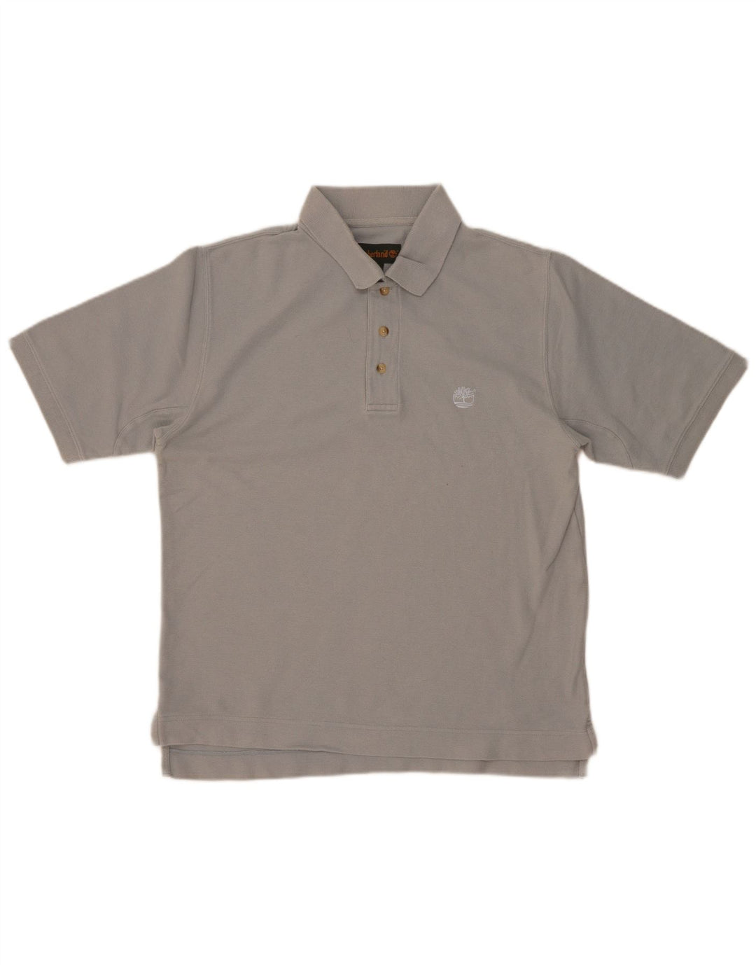 Camisa polo masculina Timberland cinza médio algodão