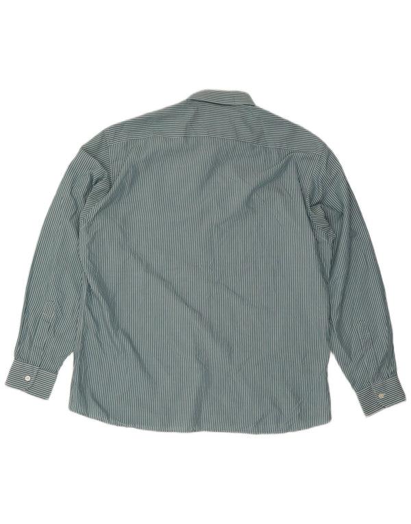 Camisa masculina Pierre Cardin tamanho 43 XL listra azul
