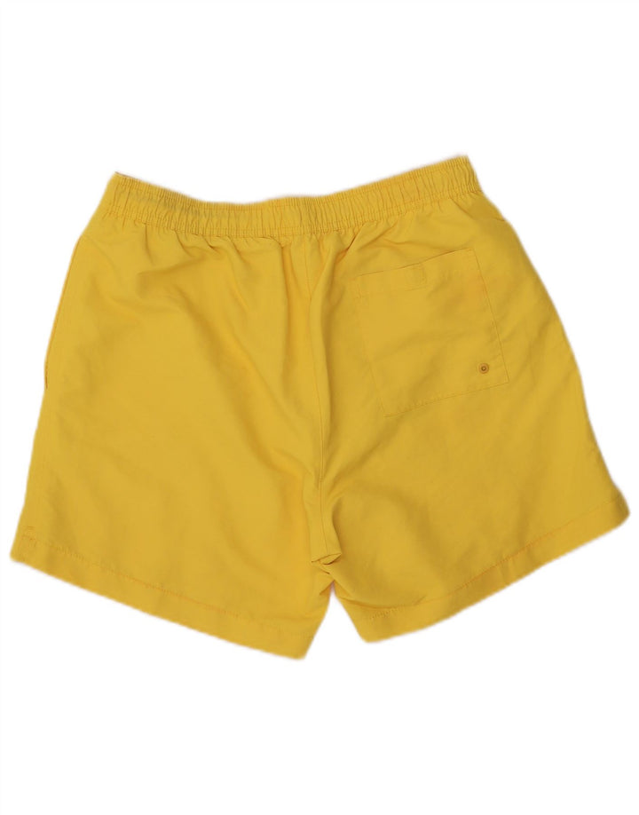 CALVIN KLEIN Calção de banho masculino gráfico bloco colorido amarelo médio