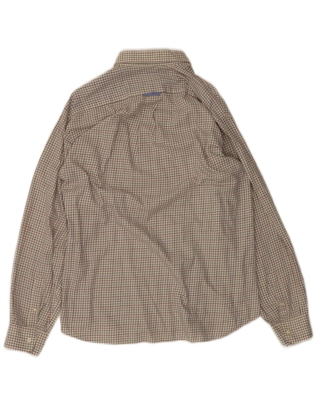Camisa masculina Barbour XL Off White Check Cotton