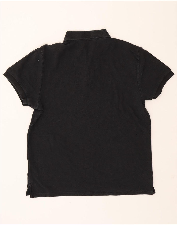 NIKE Mens Polo Shirt Large Black Cotton Vintage Nike and Second-Hand Nike from Messina Hembry 