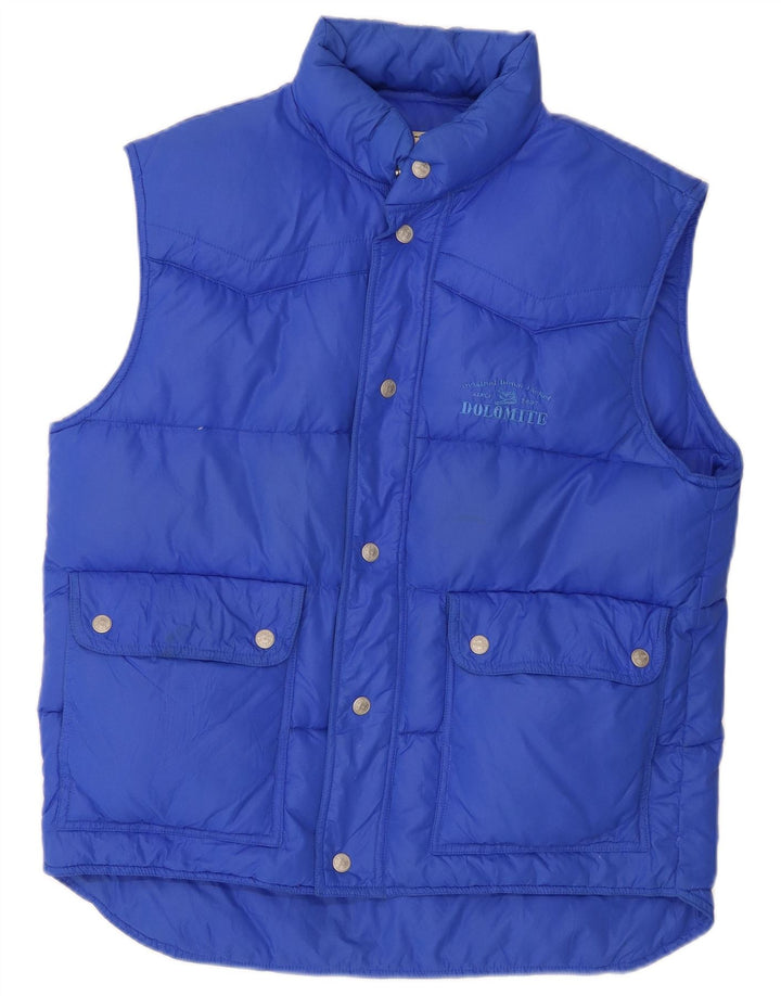 Colete acolchoado masculino Dolomite UK 36 pequeno azul nylon